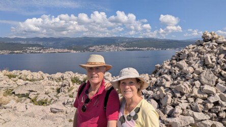 Šilo Landzunge, Festland im Hintergrund