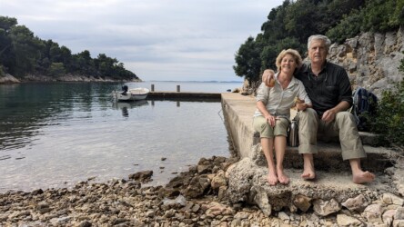 Rast in der Bucht sv. Mara