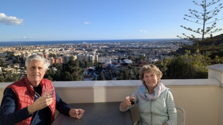 Sundowner mit Málaga-Ausblick