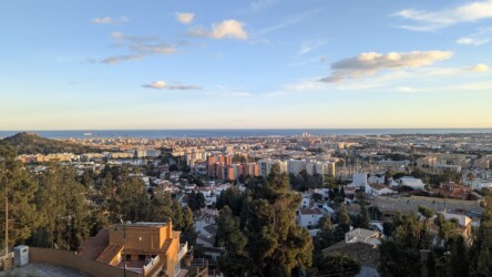 Málaga in Abendstimmung