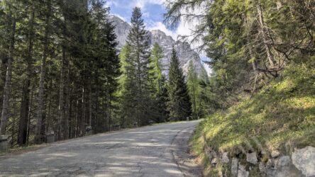 Auffahrt zum Vršič-Pass