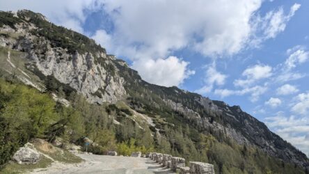 Auffahrt zum Vršič-Pass