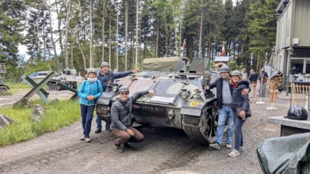 Rundfahrt im Schützenpanzer