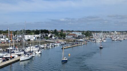 Auslaufen aus Lymington