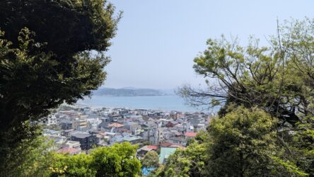 Blick auf Sagami Bucht