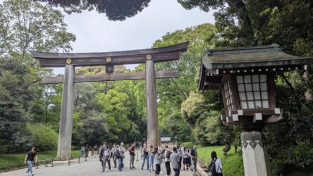 Torii, Meiji Schrein