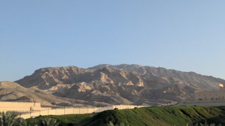 Auffahrt auf den Jebel Hafeet