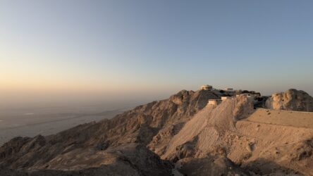 Sonnenuntergang am Jebel Hafeet